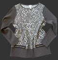 Chico’s leopard-print knit top