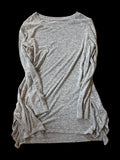 Heather Gray Long-Sleeve Tunic Top