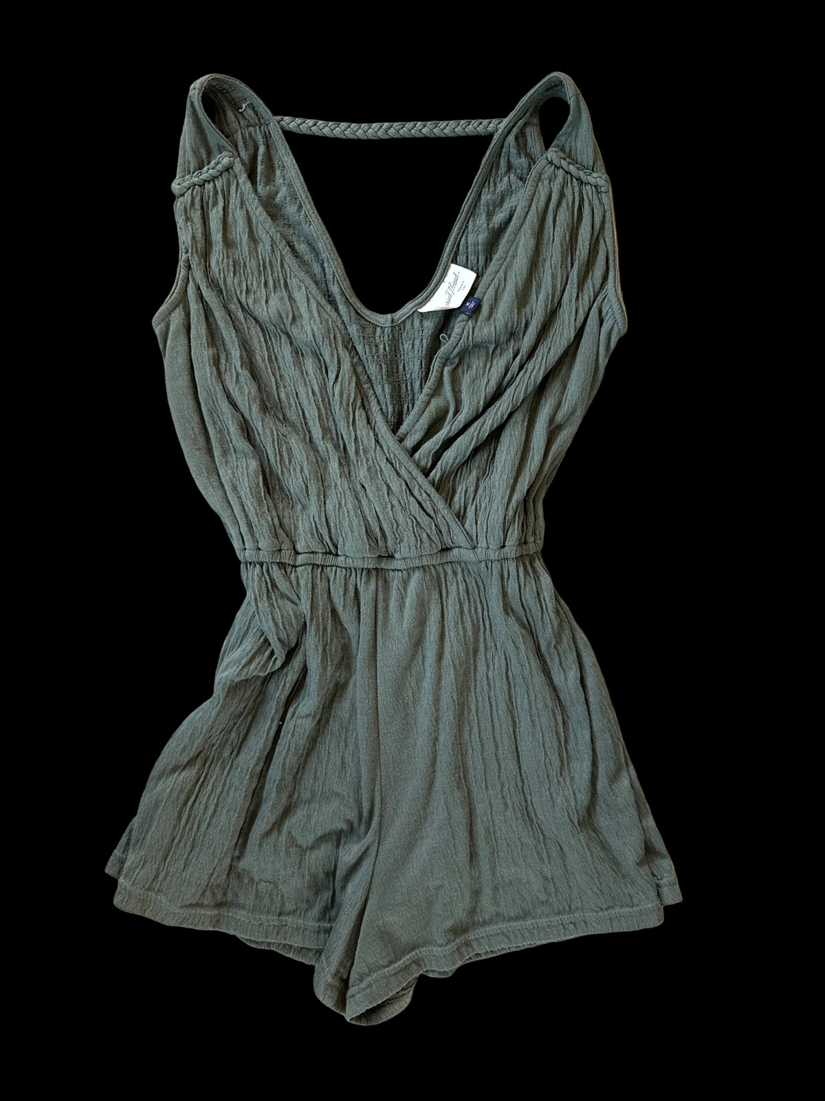 Universal Thread Olive Green Sleeveless Romper - XS