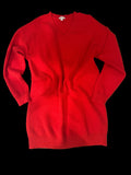 J. For Justify Red V-Neck Sweater – Size M
